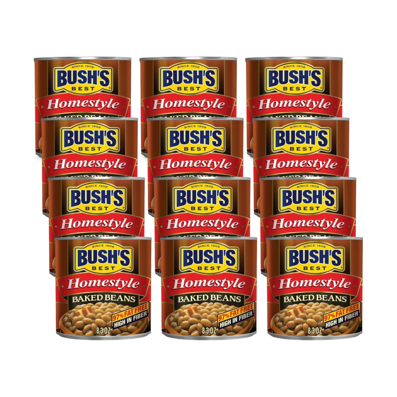 Beansページ Amazon.com : Bush's Best Baked Beans, Homestyle Seasoned Beans in